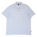 BOSS Mens Light Blue Polo Shirt 3XL Cotton Blend Short Sleeve Basic Classic