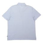 BOSS Mens Light Blue Polo Shirt 3XL Cotton Blend Short Sleeve Basic Classic