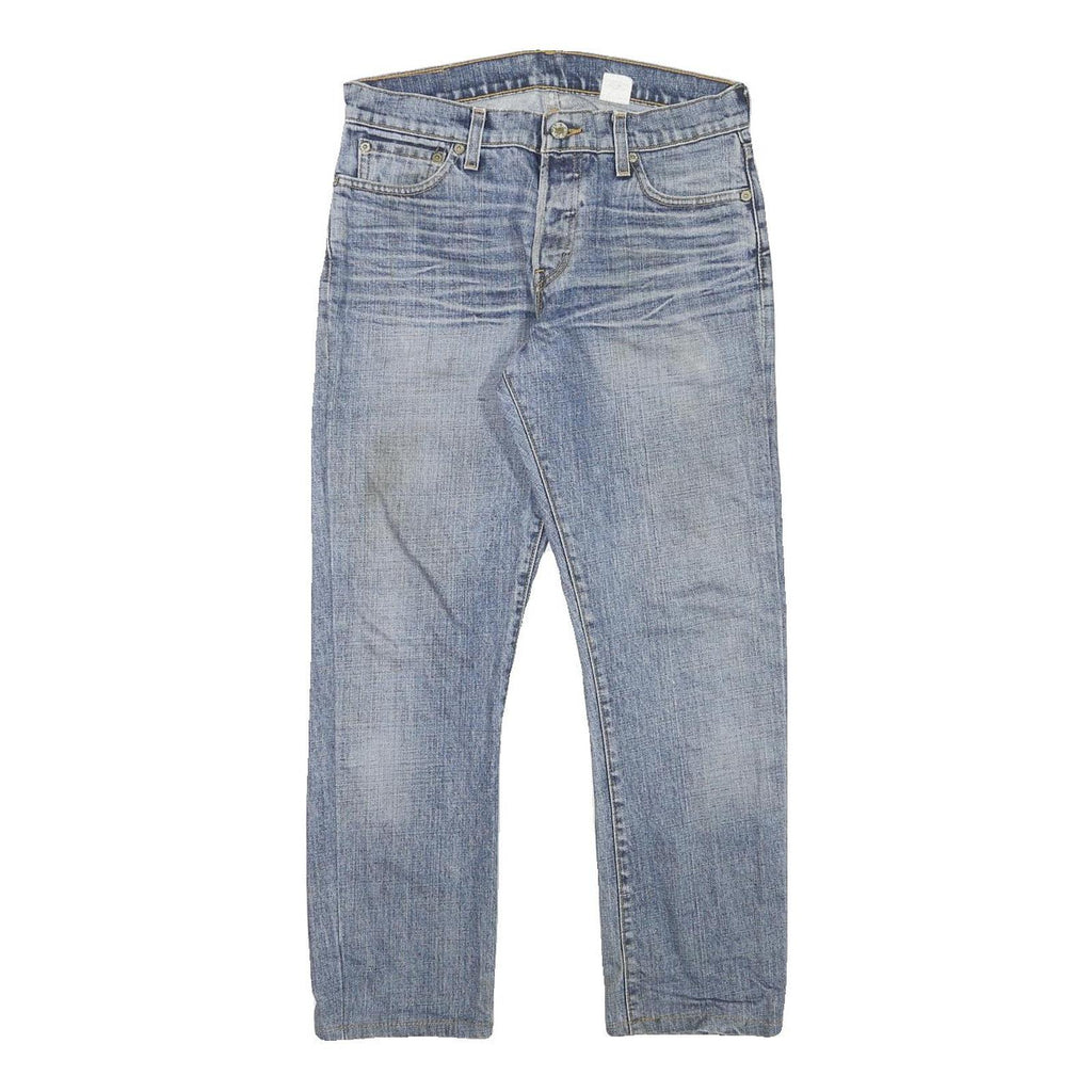 LEVI'S Mens Jeans Blue Regular Straight Denim Light W30 L25 Classic Cotton Zip