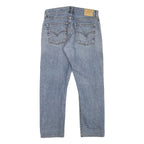 LEVI'S Mens Jeans Blue Regular Straight Denim Light W30 L25 Classic Cotton Zip