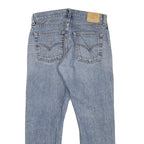 LEVI'S Mens Jeans Blue Regular Straight Denim Light W30 L25 Classic Cotton Zip