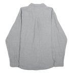 WOOLRICH Mens Grey Cotton Shirt XL Classic Button Pocket Workwear Casual