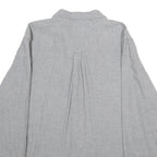 WOOLRICH Mens Grey Cotton Shirt XL Classic Button Pocket Workwear Casual