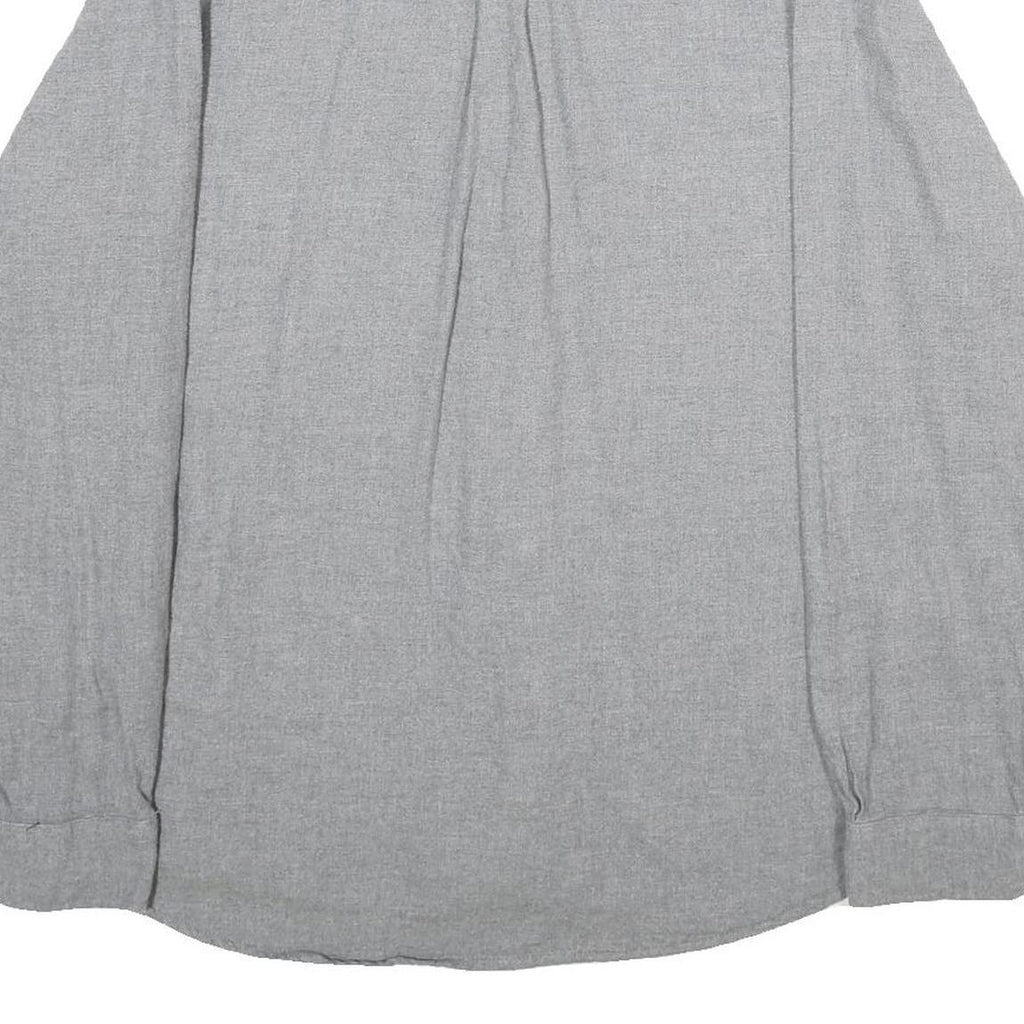 WOOLRICH Mens Grey Cotton Shirt XL Classic Button Pocket Workwear Casual