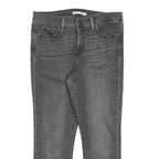 LEVI'S 312 Womens Slim Grey Denim Slim Jeans W31 L25 Stylish Cotton Blend Zip