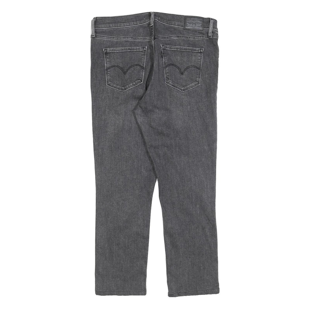 LEVI'S 312 Womens Slim Grey Denim Slim Jeans W31 L25 Stylish Cotton Blend Zip