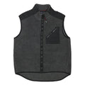 TOMMY HILFIGER Mens Grey & Black Sleeveless Jacket XL Polyester Blend Zip Pocket
