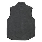 TOMMY HILFIGER Mens Grey & Black Sleeveless Jacket XL Polyester Blend Zip Pocket