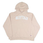 CHAMPION Womens Beige Washtenaw Pullover Hoodie XL Cotton Casual Sweatshirt