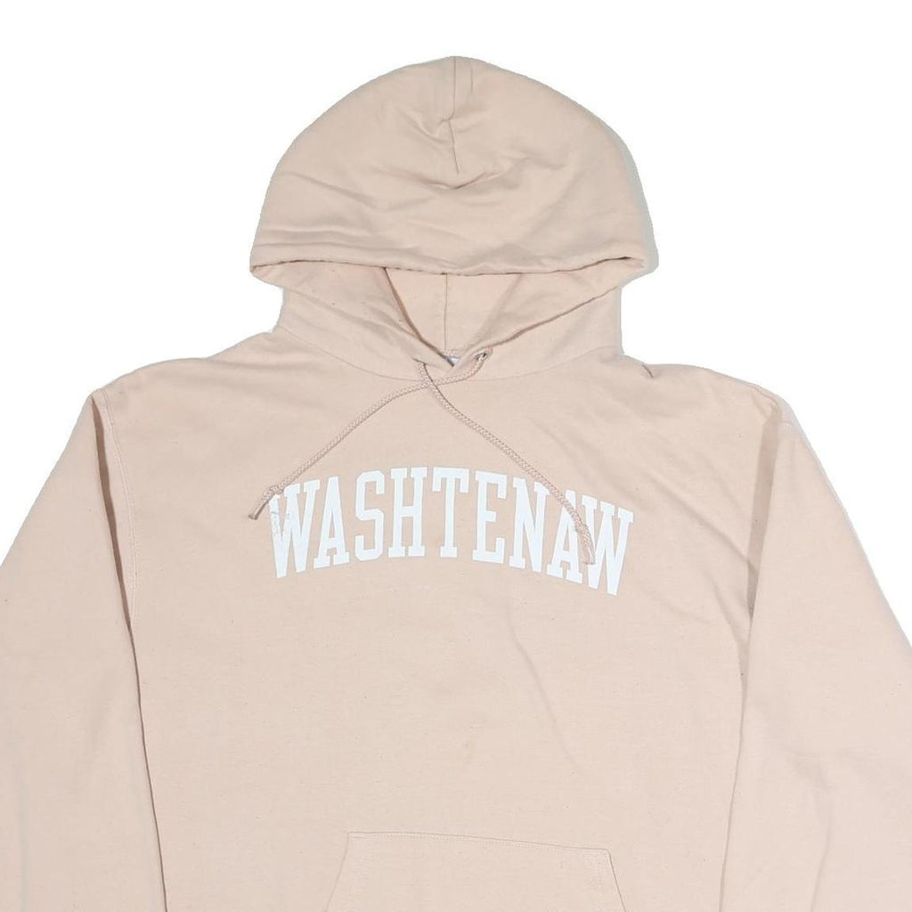 CHAMPION Womens Beige Washtenaw Pullover Hoodie XL Cotton Casual Sweatshirt