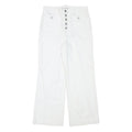 J BRAND Womens White Regular Fit Wide-Leg Denim Jeans W27 L24 Button Closure