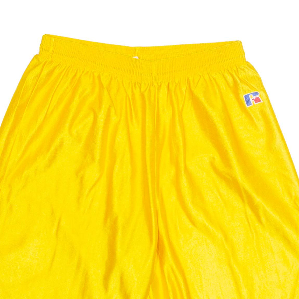 RUSSELL ATHLETIC Mens Sports Shorts Yellow M W26