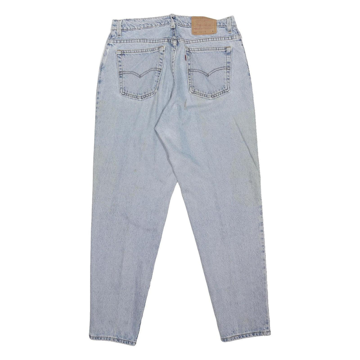 LEVI'S 551 Womens Blue Regular Straight Denim Cotton Blend Light W31 L29 Button