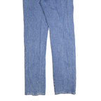 WRANGLER Mens Regular Blue Denim Classic Jeans Zip W35 L36 Relaxed Fit