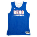 ADIDAS Reno Basketball Mens Vest Blue Sleeveless USA L