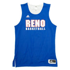 ADIDAS Reno Basketball Mens Vest Blue Sleeveless USA L
