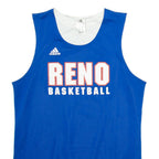 ADIDAS Reno Basketball Mens Vest Blue Sleeveless USA L