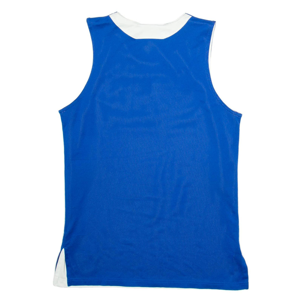 ADIDAS Reno Basketball Mens Vest Blue Sleeveless USA L