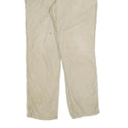 CARHARTT Mens Cotton Blend Beige Relaxed Fit Straight Trousers W34 L32 Casual