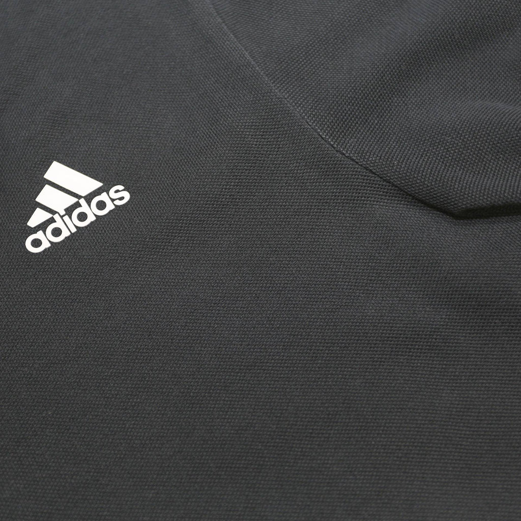 ADIDAS Mens Black & Grey Short Sleeve Polo Shirt S Climacool Comfort