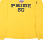 ADIDAS Mens Yellow Pride SC Graphic Long Sleeve Crew Neck T-Shirt M
