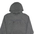 CHAMPION Mens Grey Hoodie XL Cotton Blend Pullover Sweatshirt Drawstring