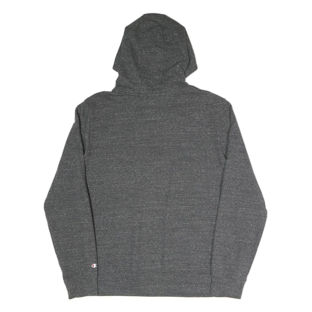 CHAMPION Mens Grey Hoodie XL Cotton Blend Pullover Sweatshirt Drawstring