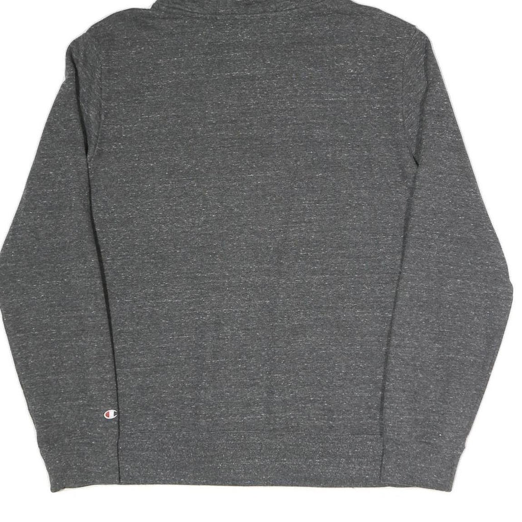 CHAMPION Mens Grey Hoodie XL Cotton Blend Pullover Sweatshirt Drawstring