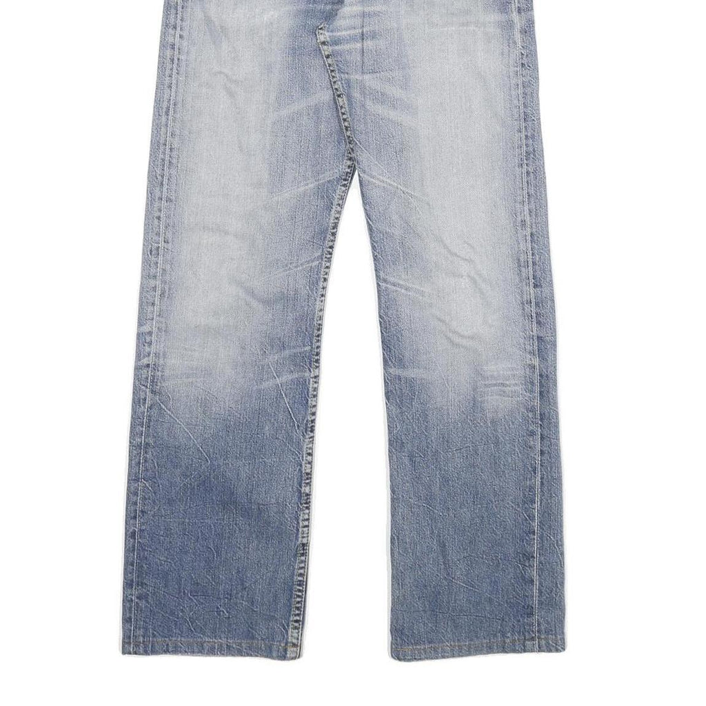 LEVI'S 501 Mens Jeans Blue Regular Straight Denim Light W26 L29 Classic Button