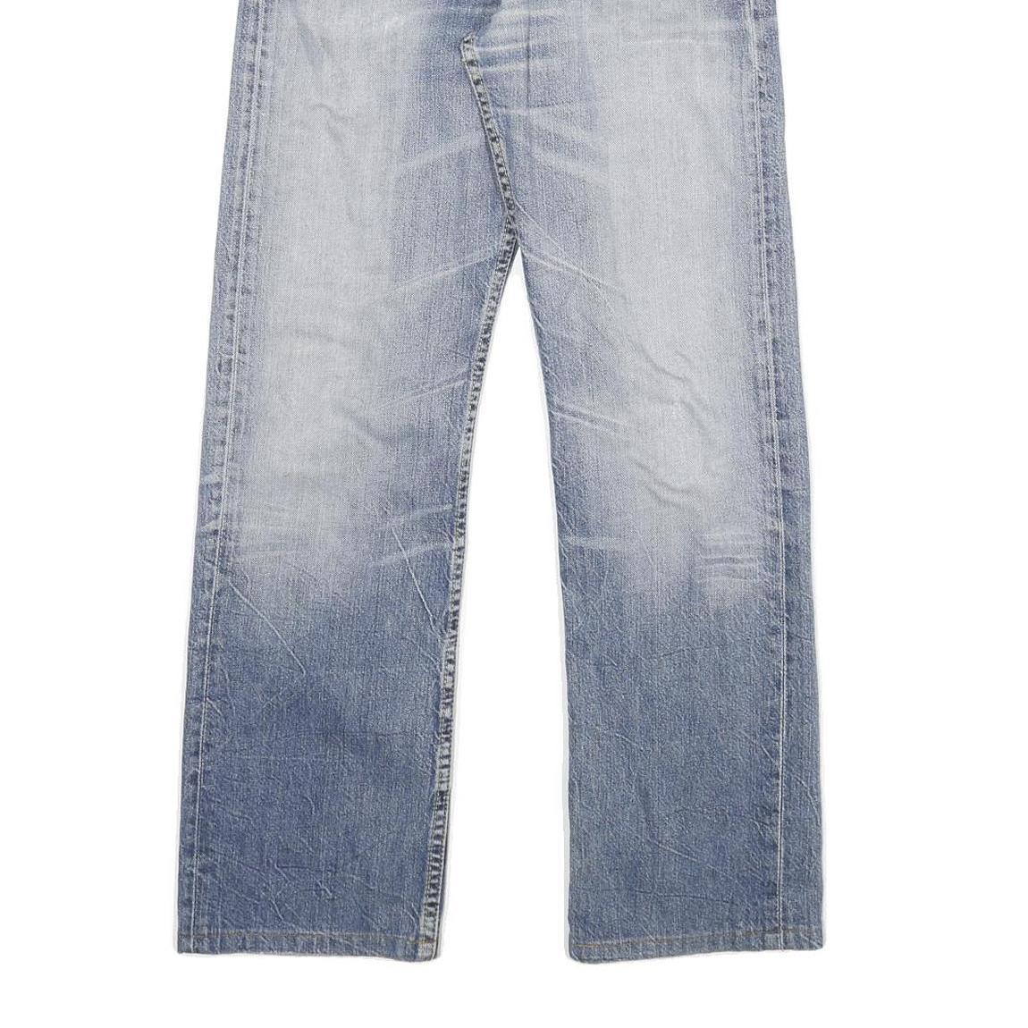 LEVI'S 501 Mens Jeans Blue Regular Straight Denim Light W26 L29 Classic Button