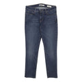 LEVI'S 711 Womens Slim Blue Denim Jeans Cotton Blend W26 L25 Stylish Zip Closure