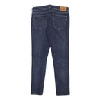 LEVI'S 711 Womens Slim Blue Denim Jeans Cotton Blend W26 L25 Stylish Zip Closure