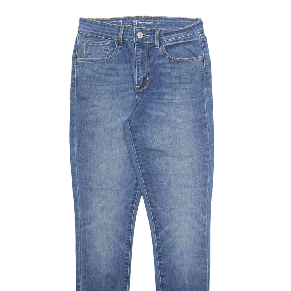 LEVI'S Womens Jeans Blue Regular Skinny Stone Wash W27 L30
