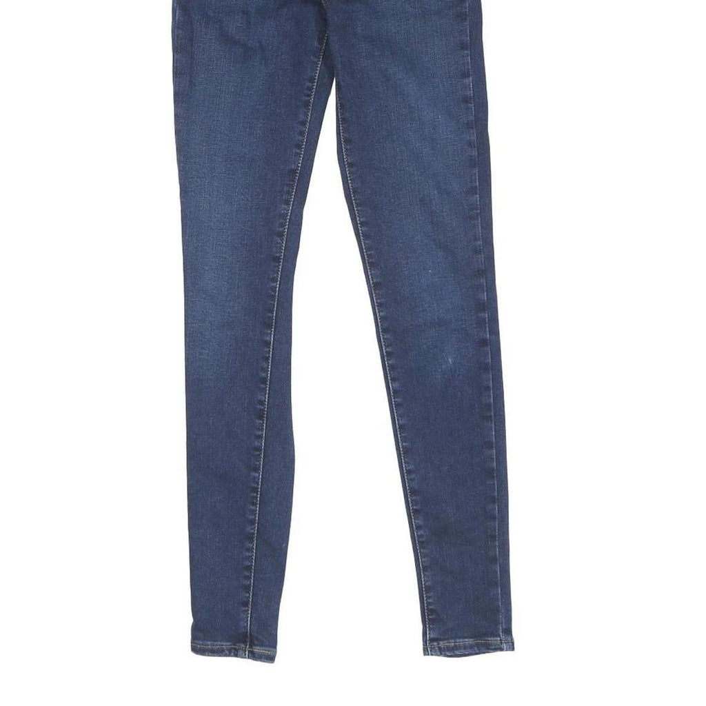 LEVI'S Womens Jeans Blue Regular Skinny Denim Medium W23 L28 Stretch Zip