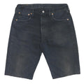 LEVI'S Mens Shorts Black Denim L W32 Classic Fit Casual Comfortable