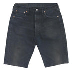 LEVI'S Mens Shorts Black Denim L W32 Classic Fit Casual Comfortable