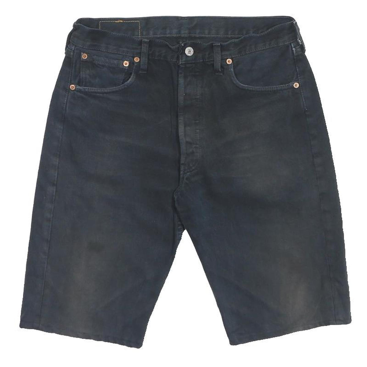 LEVI'S Mens Shorts Black Denim L W32 Classic Fit Casual Comfortable