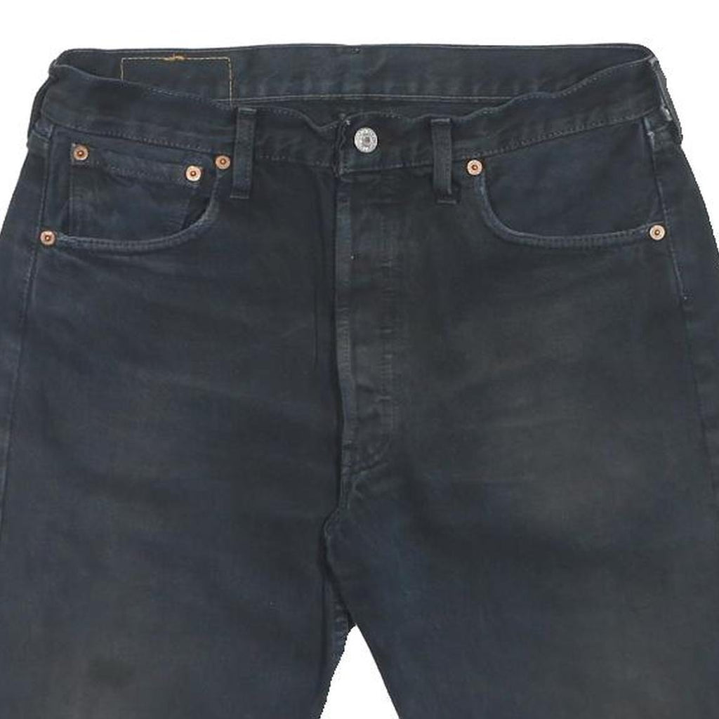 LEVI'S Mens Shorts Black Denim L W32 Classic Fit Casual Comfortable