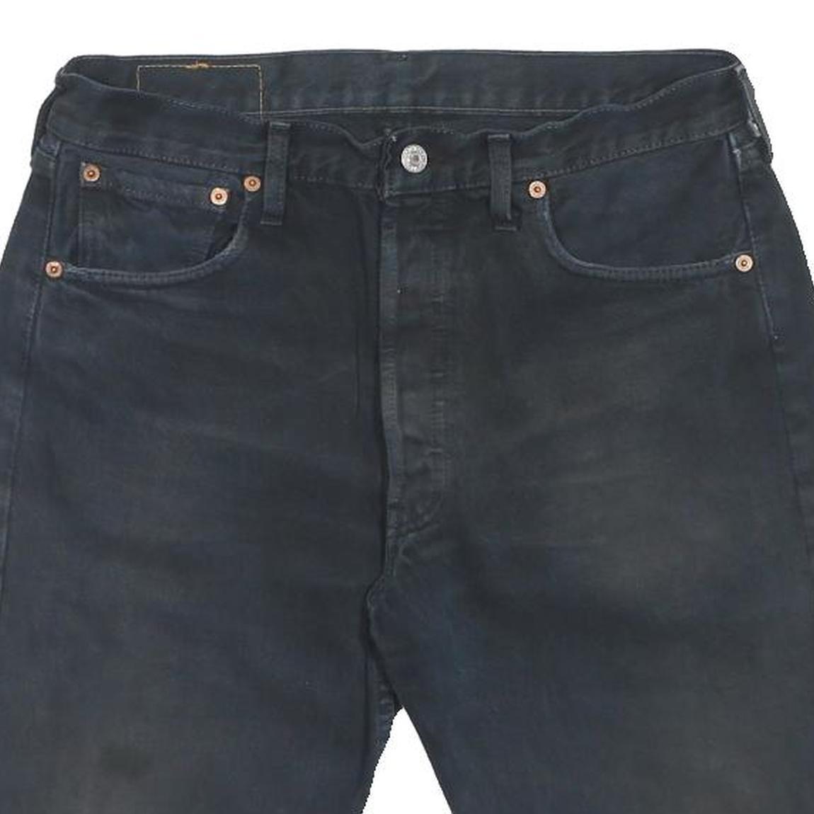 LEVI'S Mens Shorts Black Denim L W32 Classic Fit Casual Comfortable