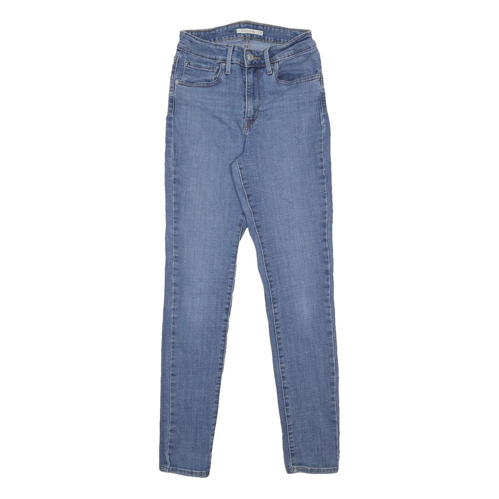 LEVI'S 721 Womens Jeans Blue Slim Skinny Denim Medium W24 L30 Stretch Cotton