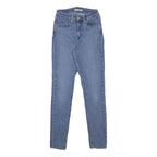 LEVI'S 721 Womens Jeans Blue Slim Skinny Denim Medium W24 L30 Stretch Cotton