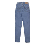 LEVI'S 721 Womens Jeans Blue Slim Skinny Denim Medium W24 L30 Stretch Cotton