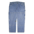 DICKIES Mens Jeans Blue Regular Straight Denim Medium W40 L32 Workwear Durable