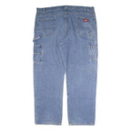 DICKIES Mens Jeans Blue Regular Straight Denim Medium W40 L32 Workwear Durable