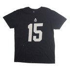FANATIC Mens Black Graphic T-Shirt L Short Sleeve Crew Neck Sports Number 15