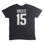 FANATIC Mens Black Graphic T-Shirt L Short Sleeve Crew Neck Sports Number 15