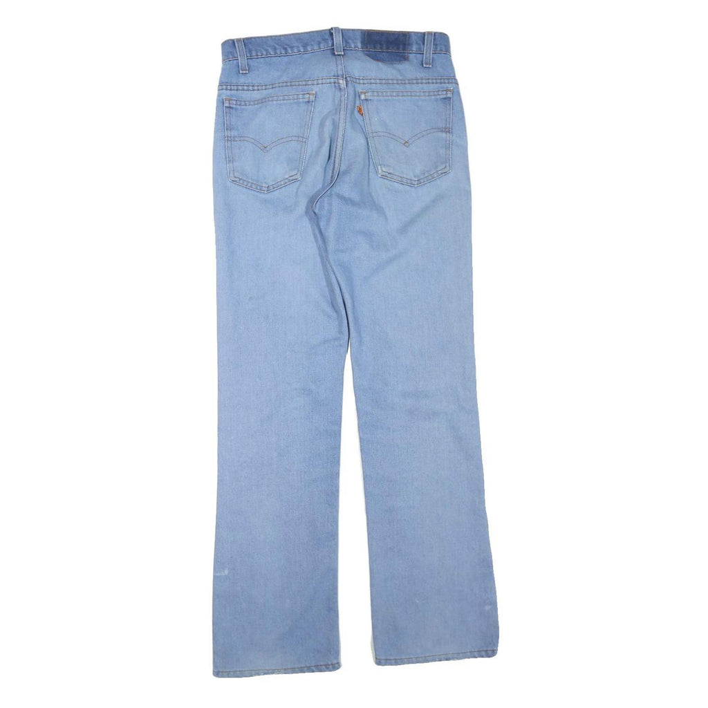 LEVI'S Womens Jeans Blue Regular Straight Denim Light W32 L32 Cotton Blend Zip