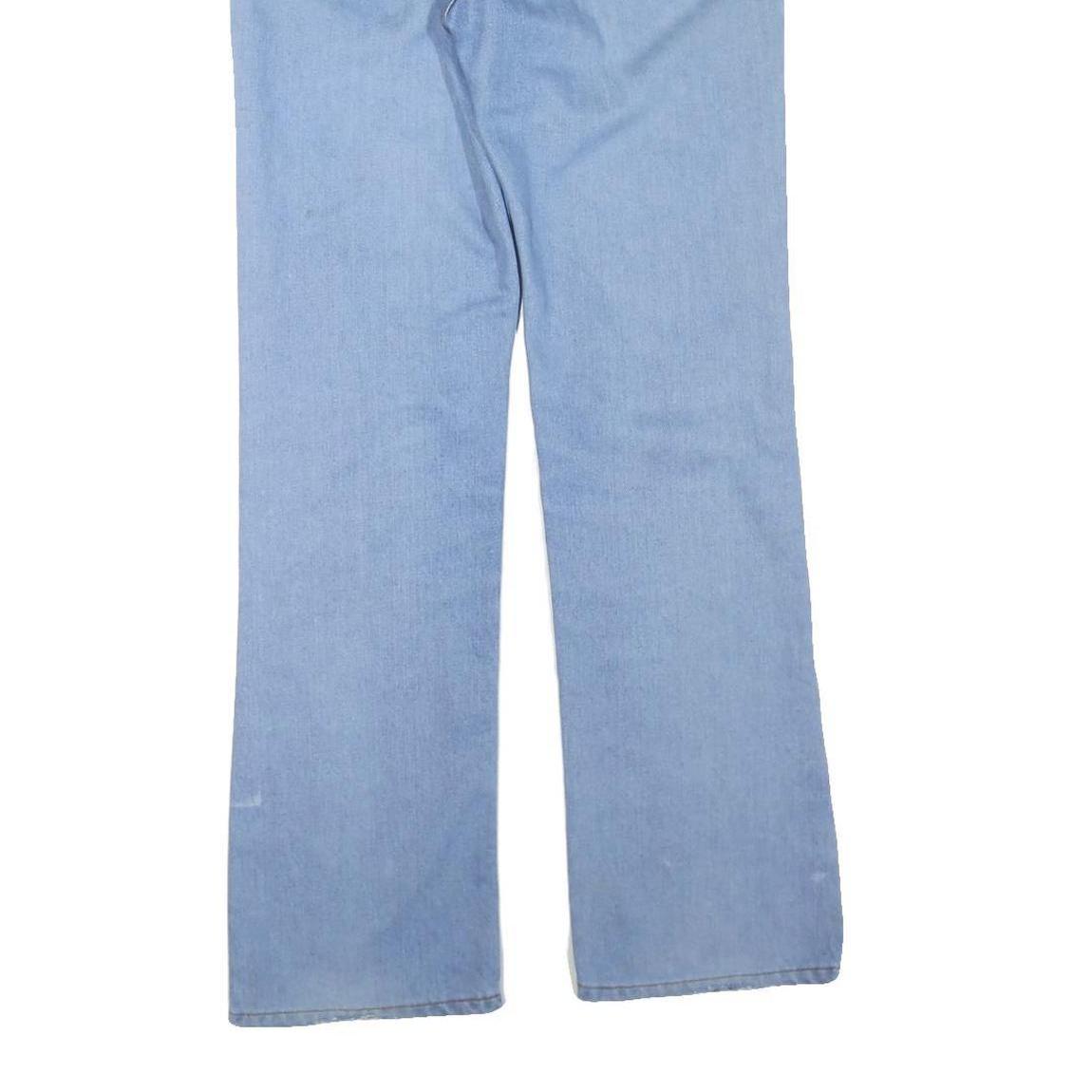 LEVI'S Womens Jeans Blue Regular Straight Denim Light W32 L32 Cotton Blend Zip