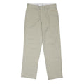 DICKIES Mens Regular Beige Workwear Zip Trousers W32 L31 Durable Classic Fit