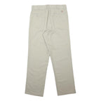 DICKIES Mens Regular Beige Workwear Zip Trousers W32 L31 Durable Classic Fit